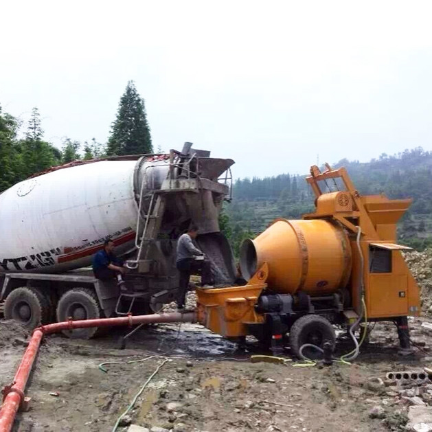 Concrete Mixer Machine - Bétonnière personnalisée YG avec pompe, camion,