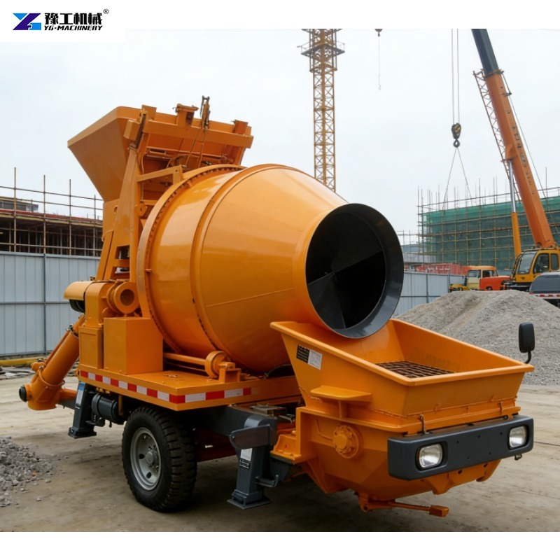 Concrete Mixer Machine - Pompe à béton et camion malaxeur