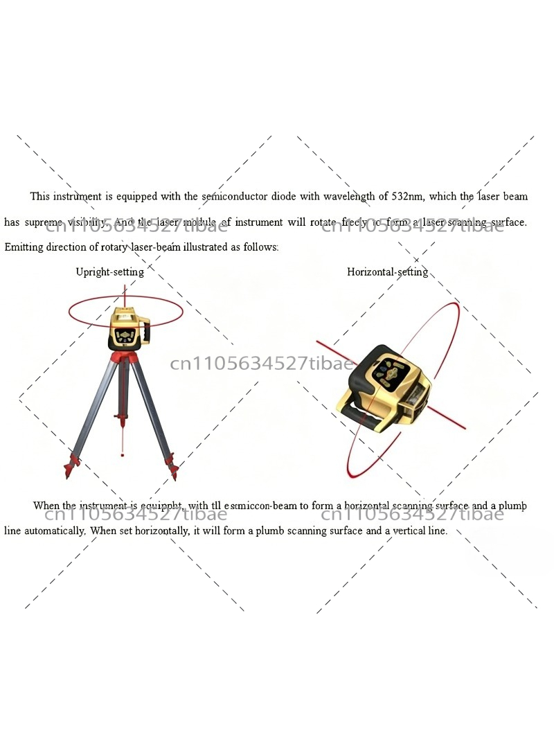 Niveau laser rotatif à faiscea - Laser Level Rotary avis et prix