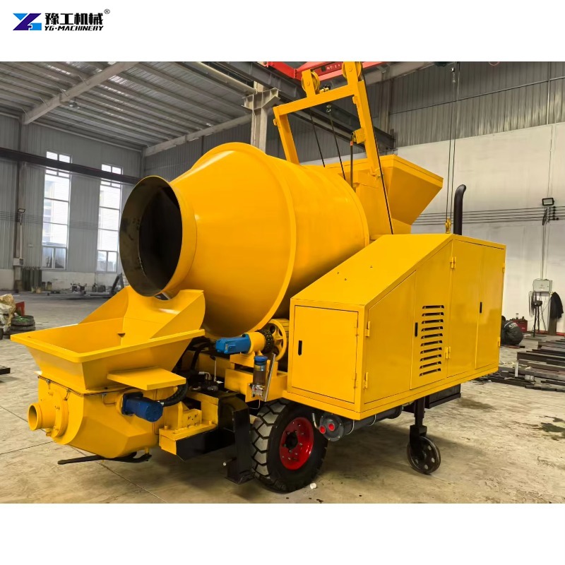 Bétonnière sur remorque avec p - Concrete Mixer Machine avis et prix