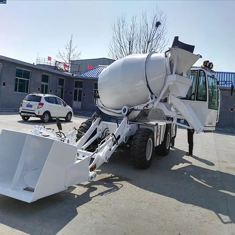 Bétonnière mobile autochargean - Concrete Mixer Machine avis et prix