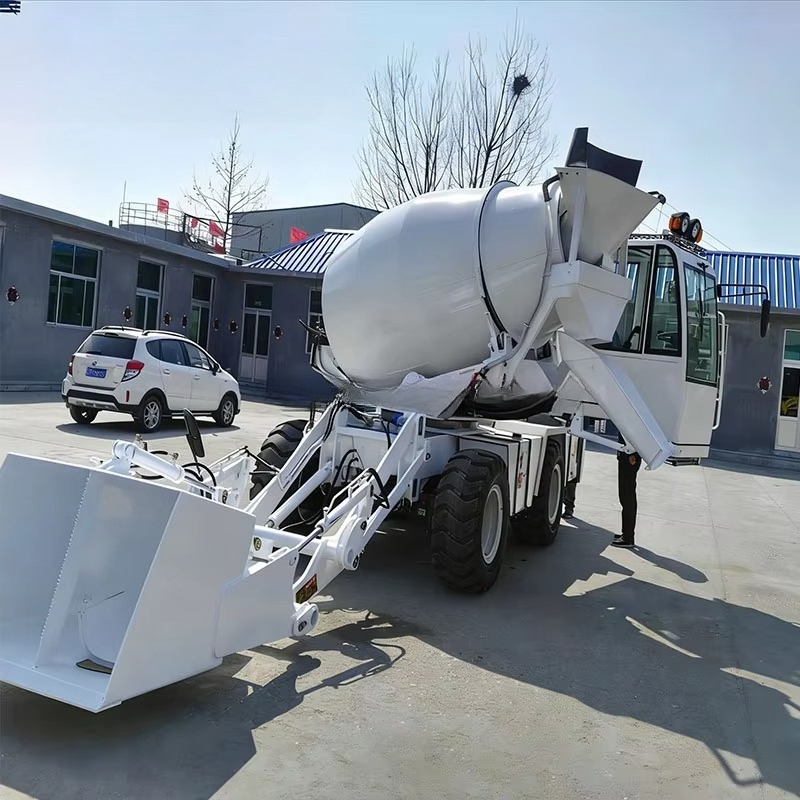 Bétonnière mobile autochargean - Concrete Mixer Machine avis et prix