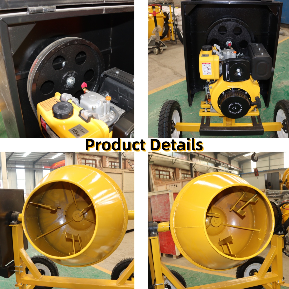 Bétonnière portable haute effi - Concrete Mixer Machine avis et prix