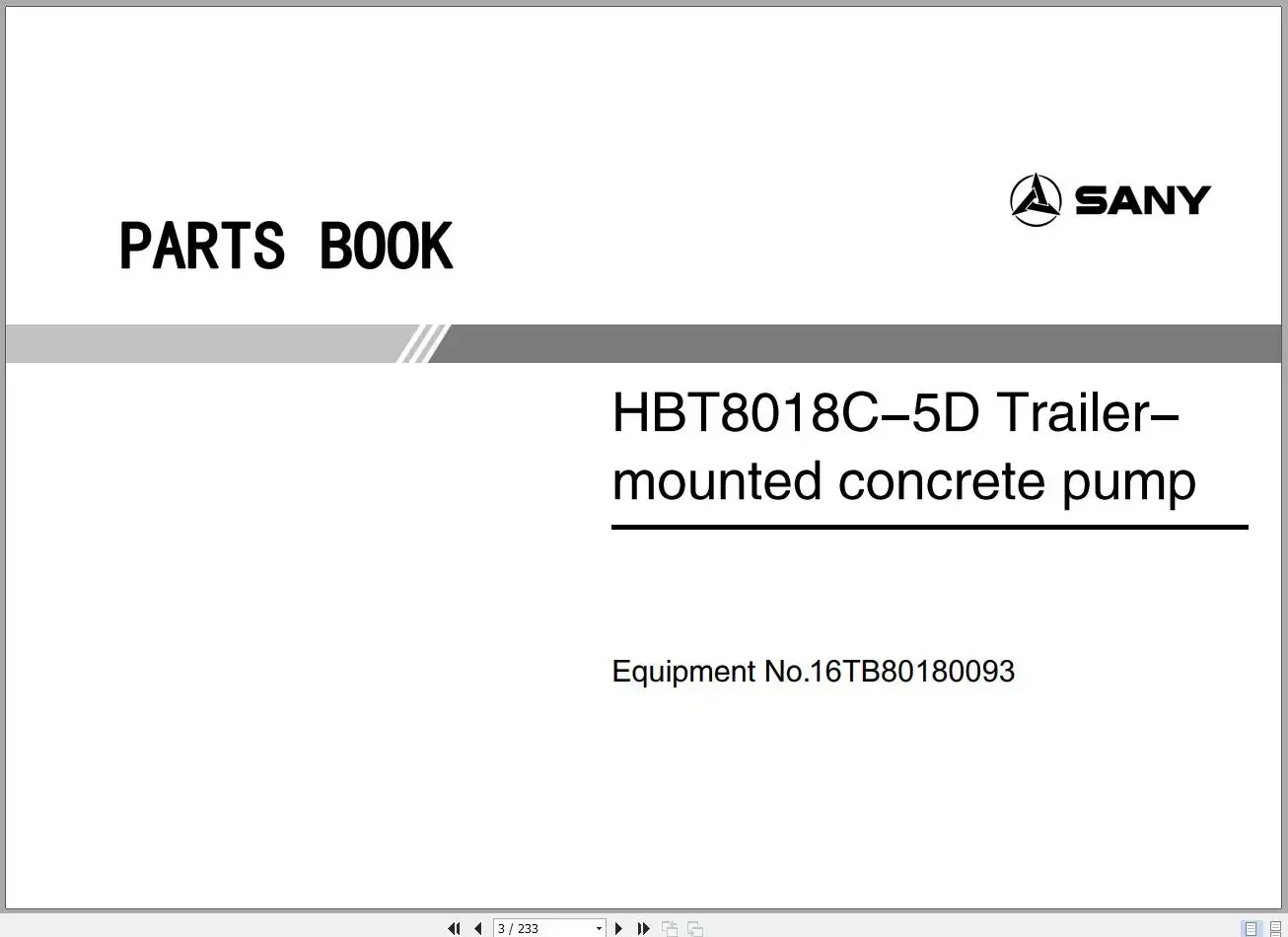TruckEPC-3 Sany Heavy Equipmen - Heavy Equipment Pdf avis et prix